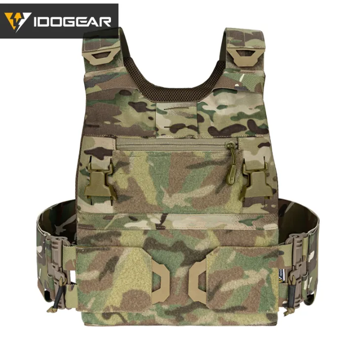 IDOGEAR 3.0 Lightweight Quick Release Plate Carrier with Elastic Cummerbund