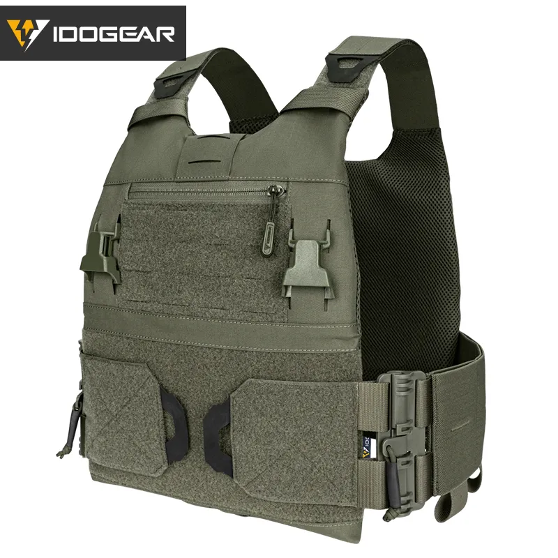 IDOGEAR 3.0 Lightweight Quick Release Plate Carrier with Elastic Cummerbund