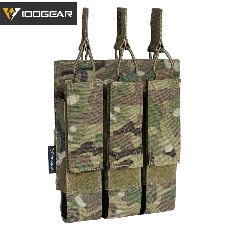 IDOGEAR Triple SMG Magazine Open-Top Pouches