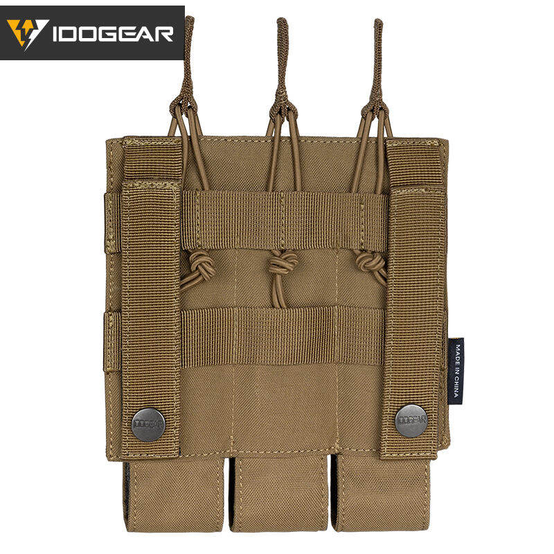 IDOGEAR Triple SMG Magazine Open-Top Pouches