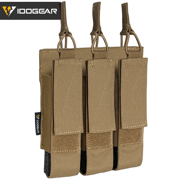 IDOGEAR Triple SMG Magazine Open-Top Pouches