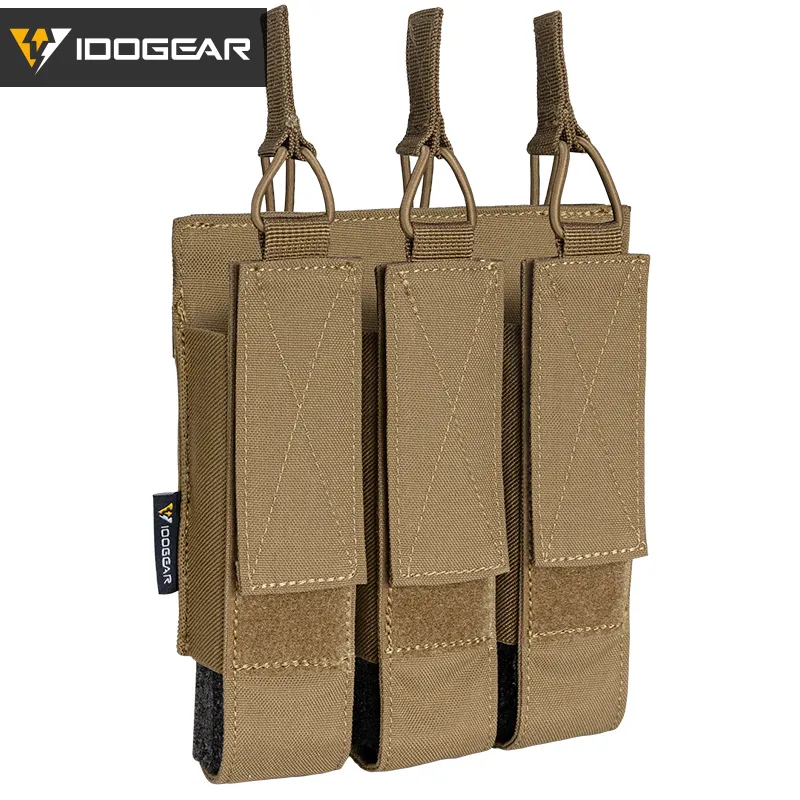 IDOGEAR Triple SMG Magazine Open-Top Pouches
