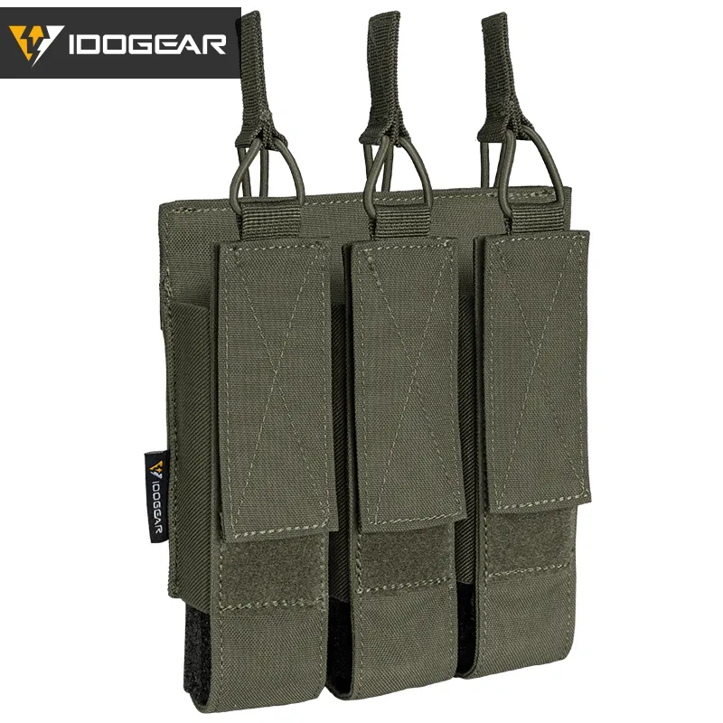 IDOGEAR Triple SMG Magazine Open-Top Pouches