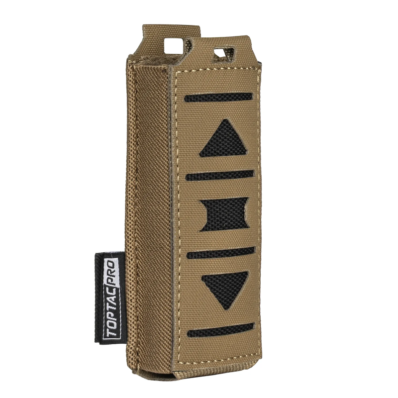 TOPTACPRO Single 9mm MOLLE Pistol Magazine Pouch
