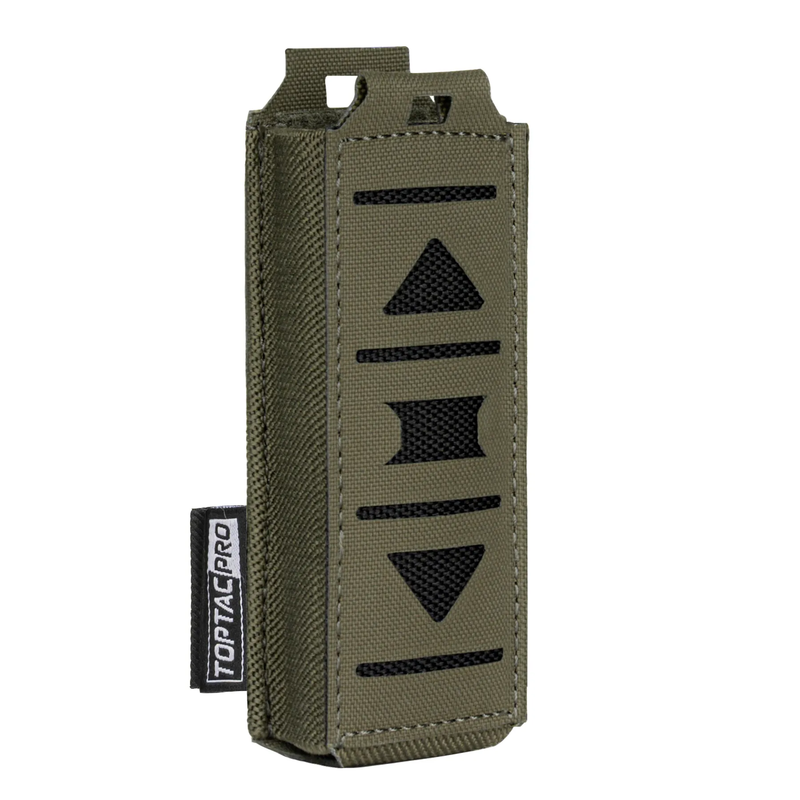 TOPTACPRO Single 9mm MOLLE Pistol Magazine Pouch