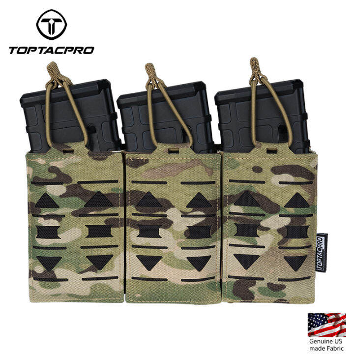 TOPTACPRO M4 Triple Magazine MOLLE Pouch