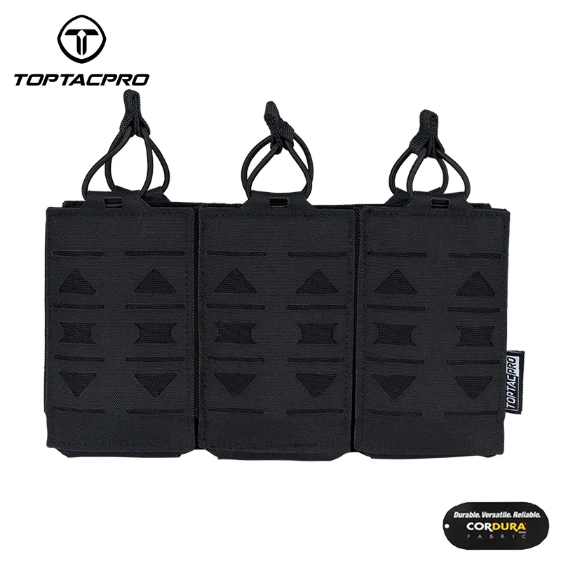TOPTACPRO M4 Triple Magazine MOLLE Pouch