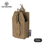 TOPTACPRO Tactical Radio Pouch