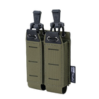 TOPTACPRO Double 9mm Pistol Magazine Open-Top Pouch