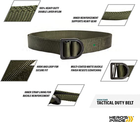 Hero's Pride Reinforced Tactical Duty Belt 1.75” - Dual-Layer Design