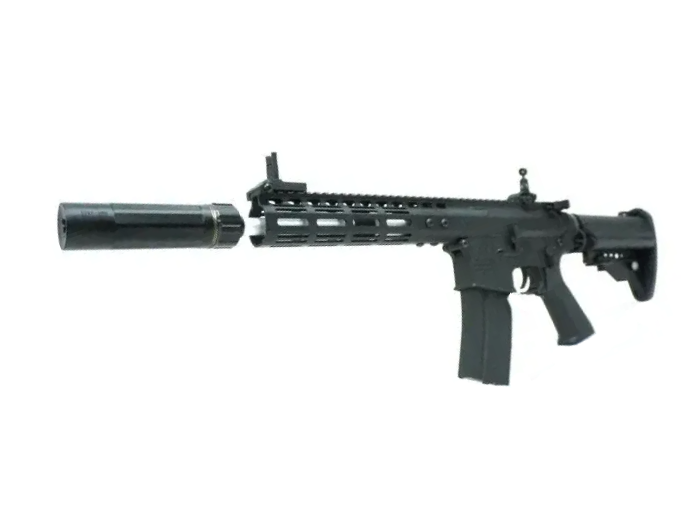 E&C EC-867 Noveske N4 Devgru 300 Blackout with Mock Suppressor - BLACK