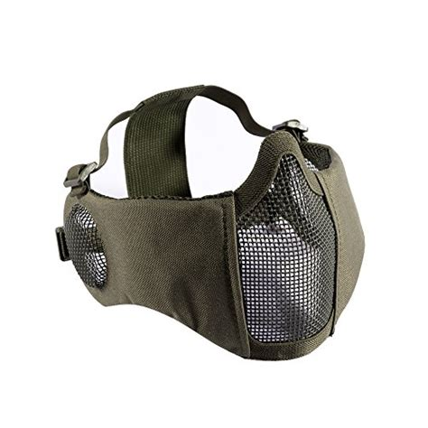 Krousis Carbon Steel Half Mask with Upgraded Ear Protection