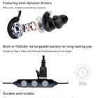 Earmor M200T Bluetooth Neck Earbuds NRR26