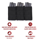 Rothco Molle Open Top Triple Magazine Pouches