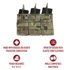 Rothco Molle Open Top Triple Magazine Pouches