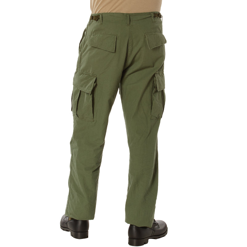 Rothco Vintage Vietnam Ripstop Fatigue Pants - OD