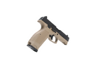 Kizuna Works MKW Lebedev PL-15 GBB Pistol - Black & Tan