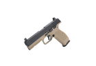 Kizuna Works MKW Lebedev PL-15 GBB Pistol - Black & Tan