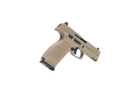 Kizuna Works MKW Lebedev PL-15 GBB Pistol - Metallic Cerakote FDE