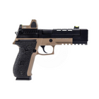 Vorsk VP26X Tan GBB Pistol with Mounted Sight