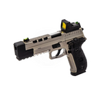 Vorsk VP26X Tan GBB Pistol with Mounted Sight