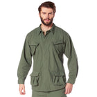 Rothco Vintage Vietnam Ripstop Fatigue Shirt - OD