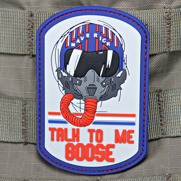 Tactical Outfitters TALK TO ME GOOSE Top Gun PVC Morale Patch