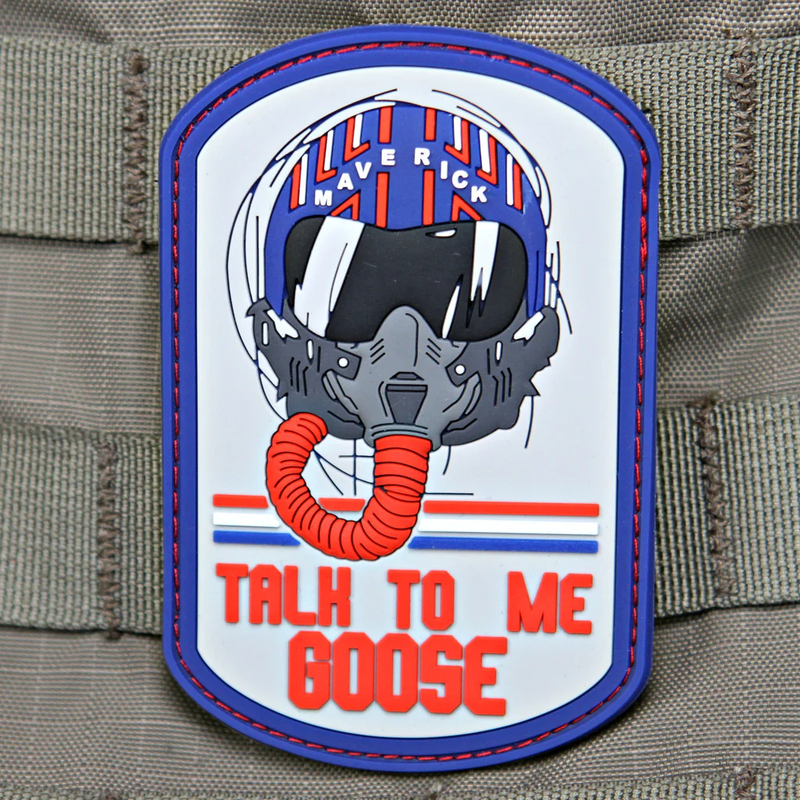 Tactical Outfitters TALK TO ME GOOSE Top Gun Patch de moral en PVC