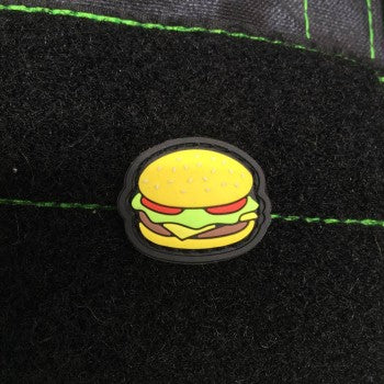 Tactical Outfitters CHEESEBURGER GITD Patch moral œil de chat en PVC 