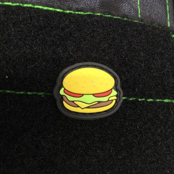 Tactical Outfitters CHEESEBURGER GITD PVC Cat's Eye Morale Patch