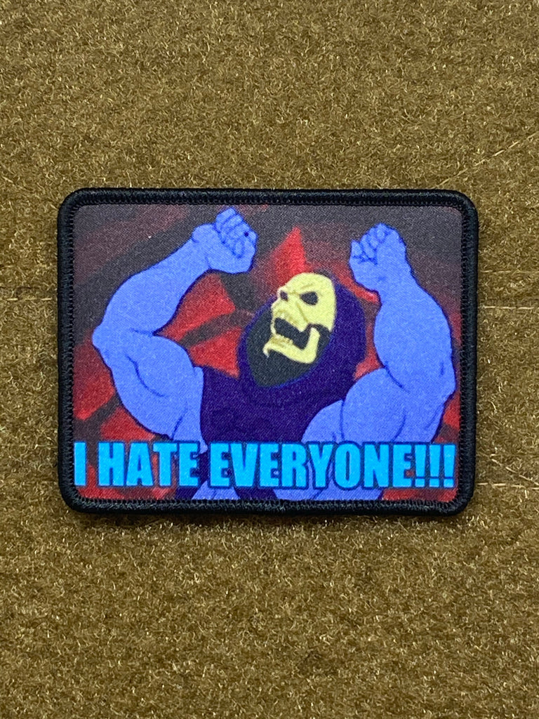 Tactical Outfitters I HATE EVERYONE! - SKELETOR Morale Patch
