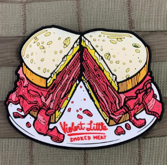 Violent Little SMOKED MEAT Morale Patch
