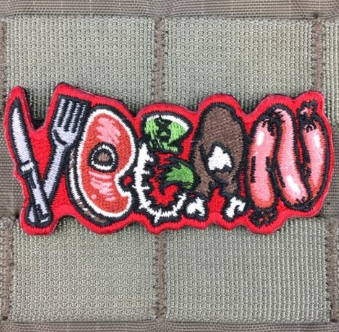 Tactical Outfitters CARNIVOROUS VEGAN PVC Morale Patch