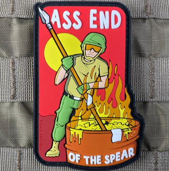 Tactical Outfitters ASS END OF THE SPEAR Morale Patch