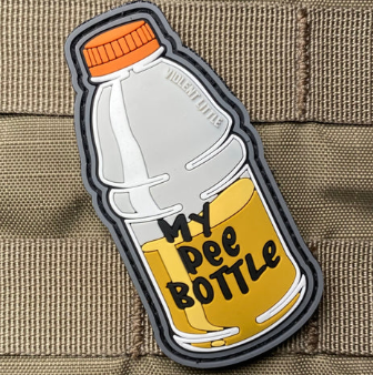 Tactical Outfitters MY PEE BOTTLE PVC Morale Patch