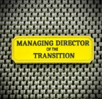 Tactical Outfitters MANAGING DIRECTOR OF THE TRANSITION PVC Morale Patch