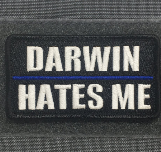 Tactical Outfitters DARWIN HATES ME Morale Patch