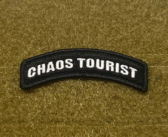 Tactical Outfitters CHAOS TOURIST Morale Patch