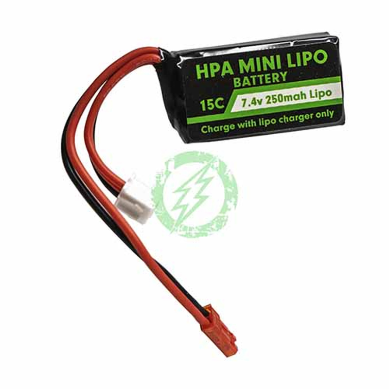 Amped Custom 7.4v 250mah Mini Lipo Battery