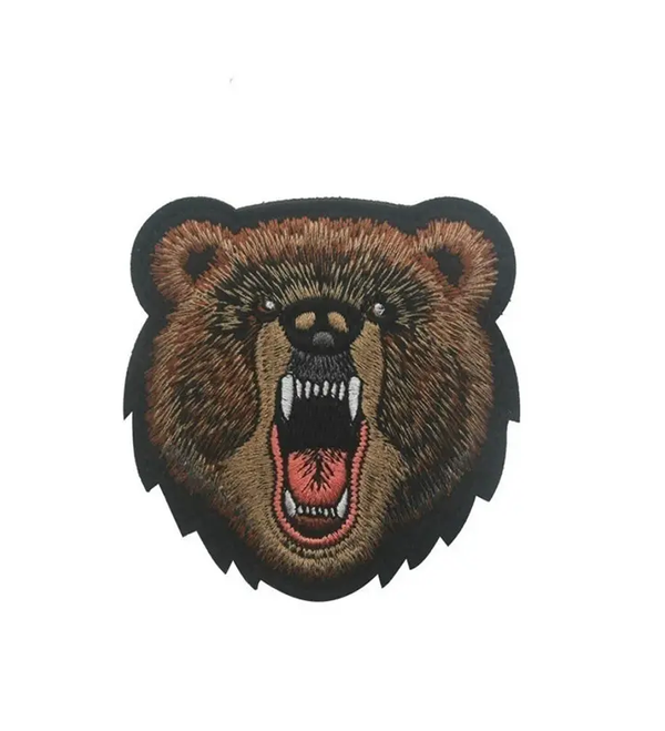 ACM Grizzly Bear Embroidered Patch