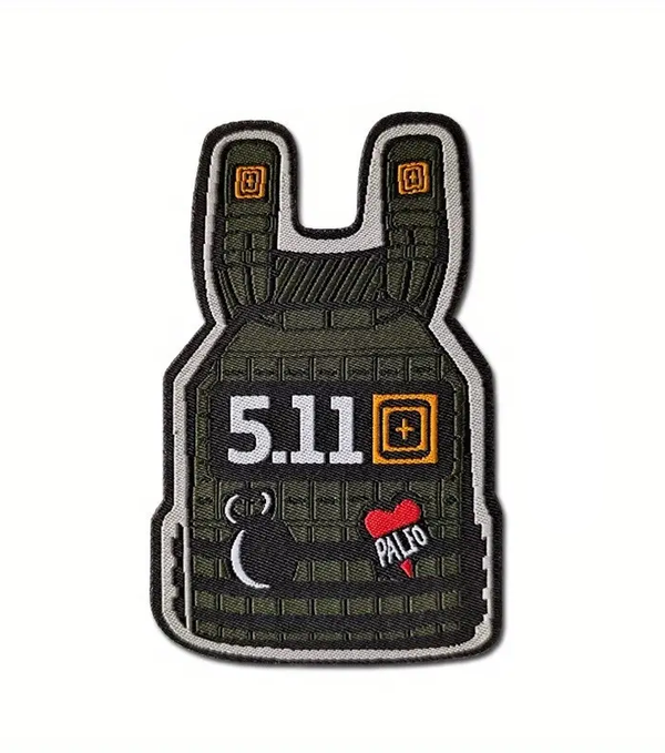 5.11 Tactical Wake N' With Bacon Faux Leather Morale Patch