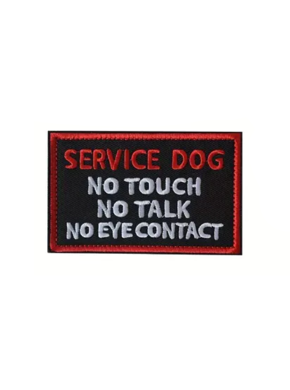 Service Dog No Touch Patch