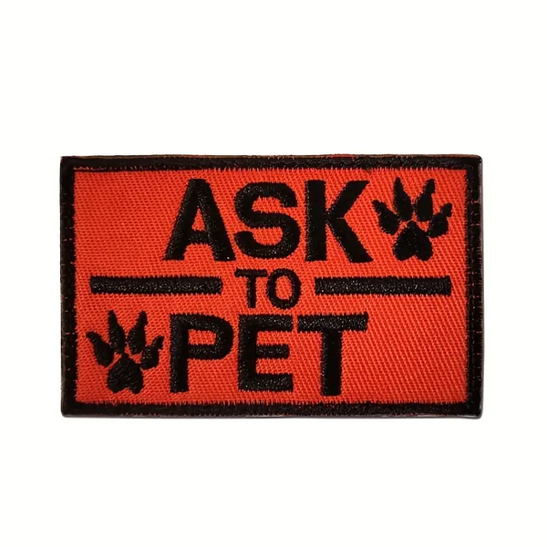 Ask To Pet Patch