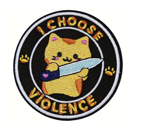 ACM I choose Violence Cat Patch