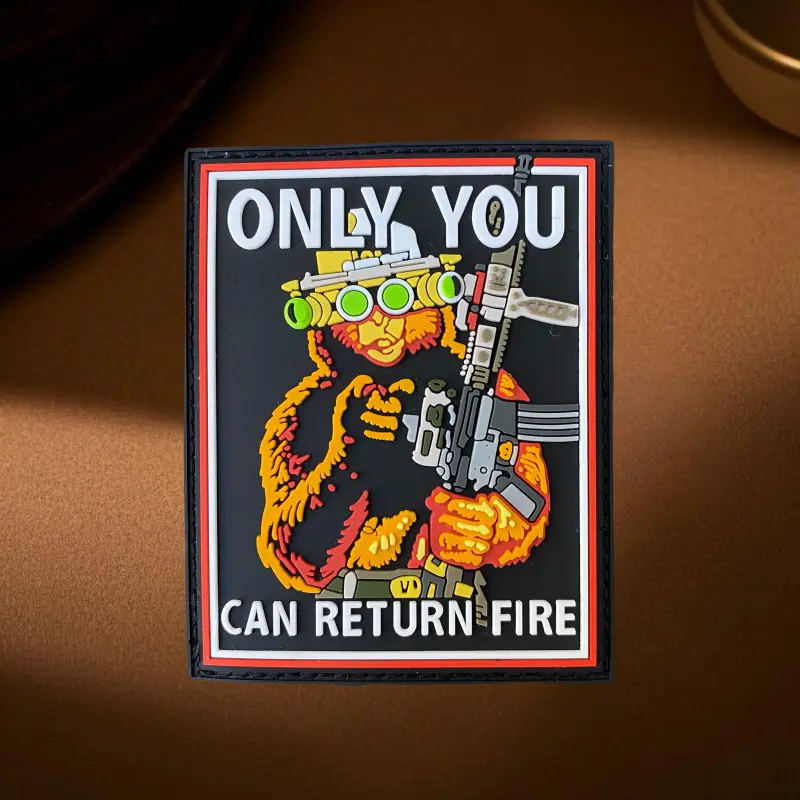 ACM Only You Can Return Fire PVC Patch