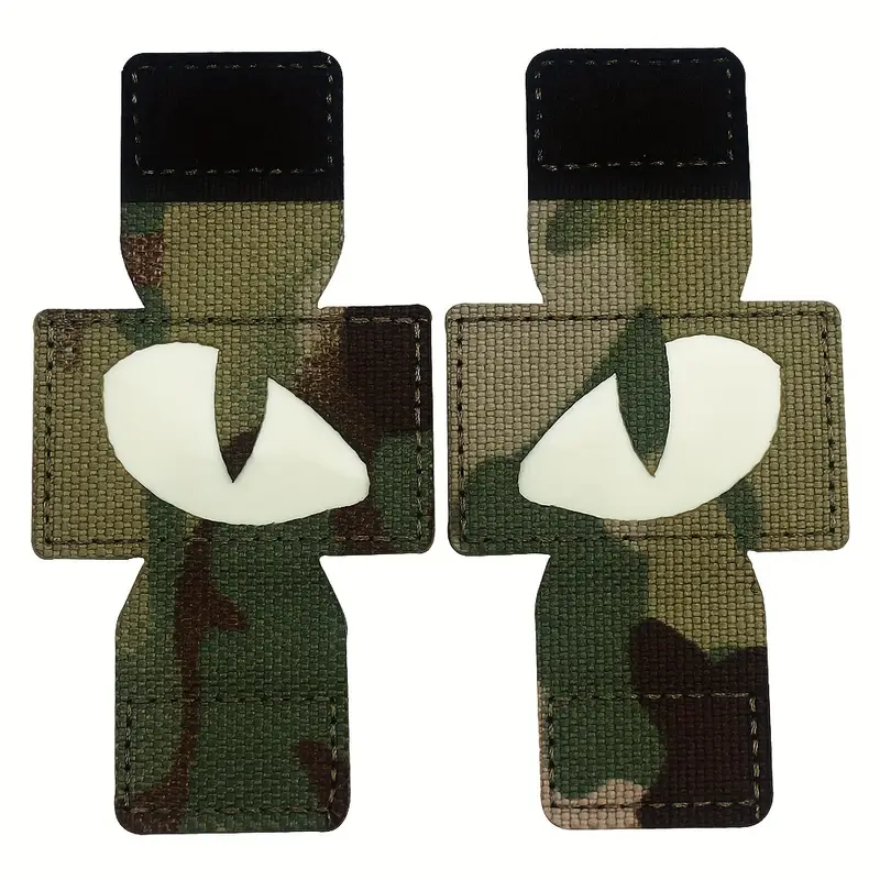 Cat's Eyes Glow in the Dark Patch - Camo