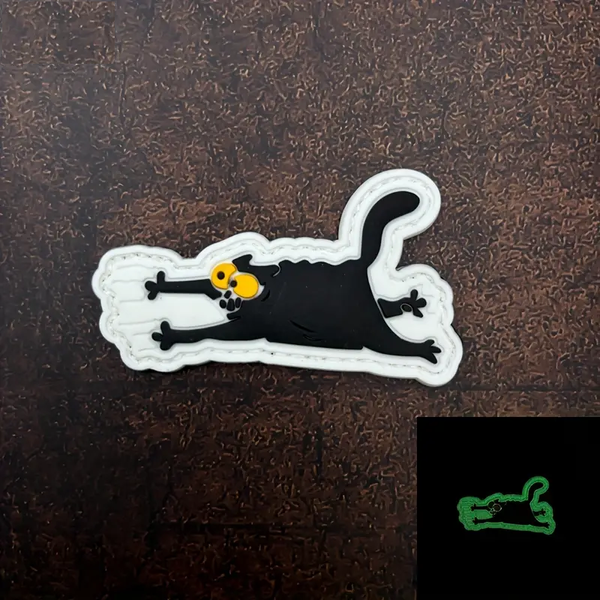 Big-Eyed Cartoon Cat Patch