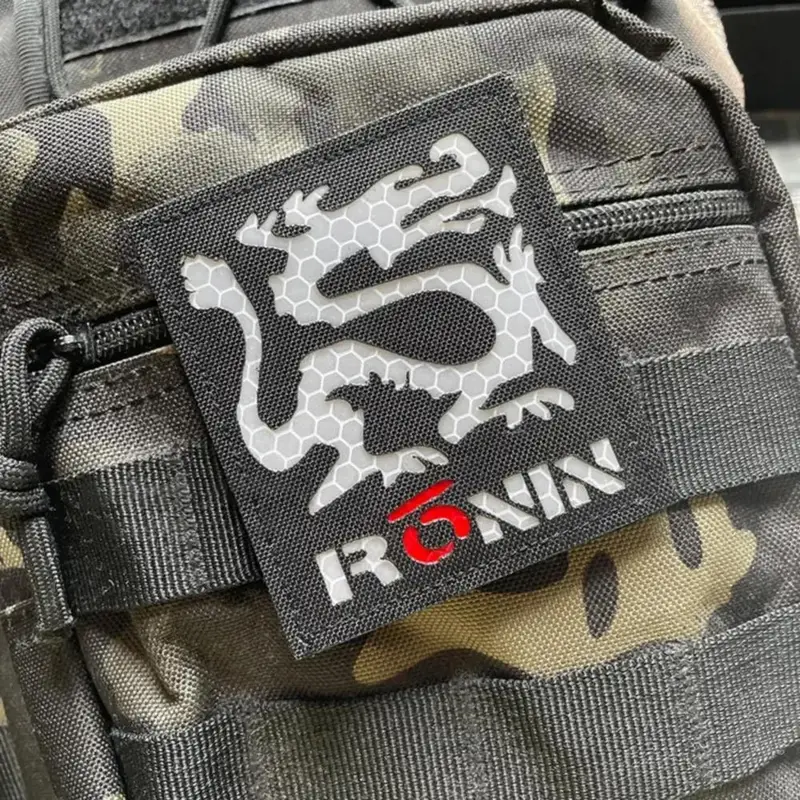 Refelctive RONIN Black Dragon Patch
