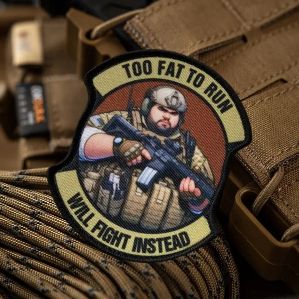 Too Fat To Run Patch