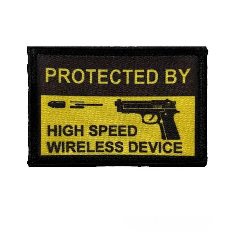 Protected By High Speed Wireless Patch